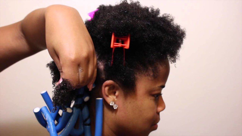 Flexi rods on 2024 short natural hair